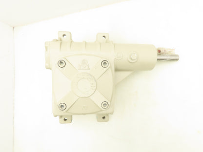 Right Angle Gearbox Drive 15:1 Reducer Vertical Output 30mm Shaft