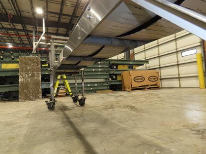 15"x 12' Tabletop Belt Side by Side Accumulating Conveyor Stainless Frame