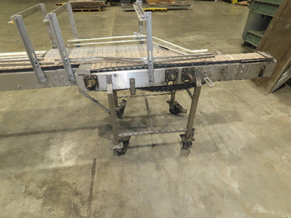 15"x 12' Tabletop Belt Side by Side Accumulating Conveyor Stainless Frame