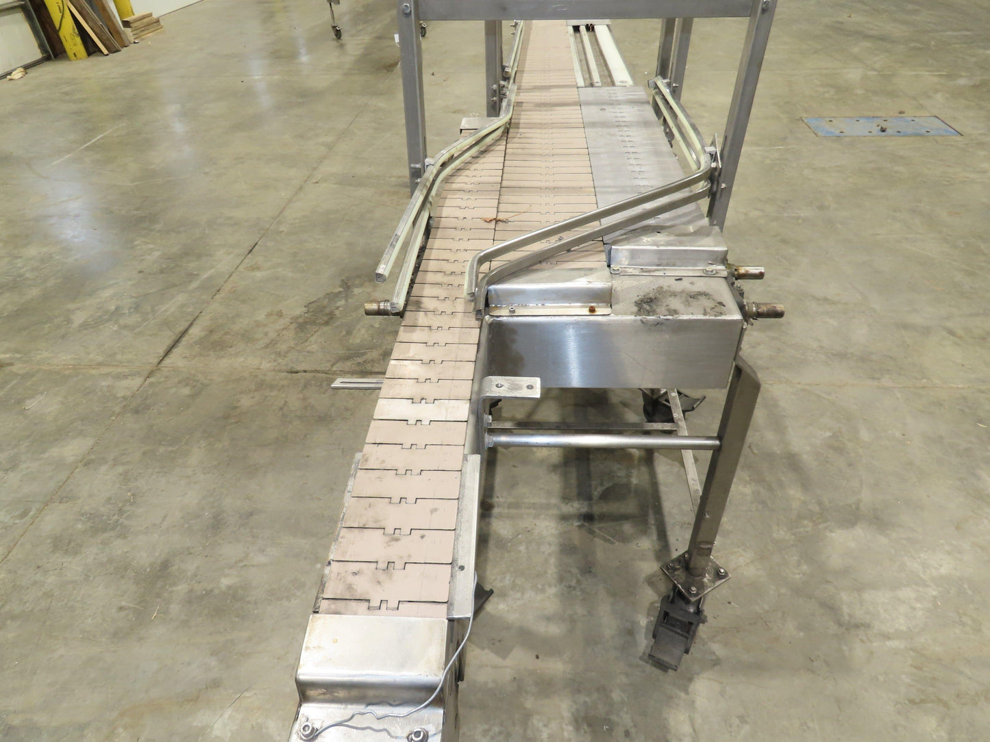 15"x 12' Tabletop Belt Side by Side Accumulating Conveyor Stainless Frame