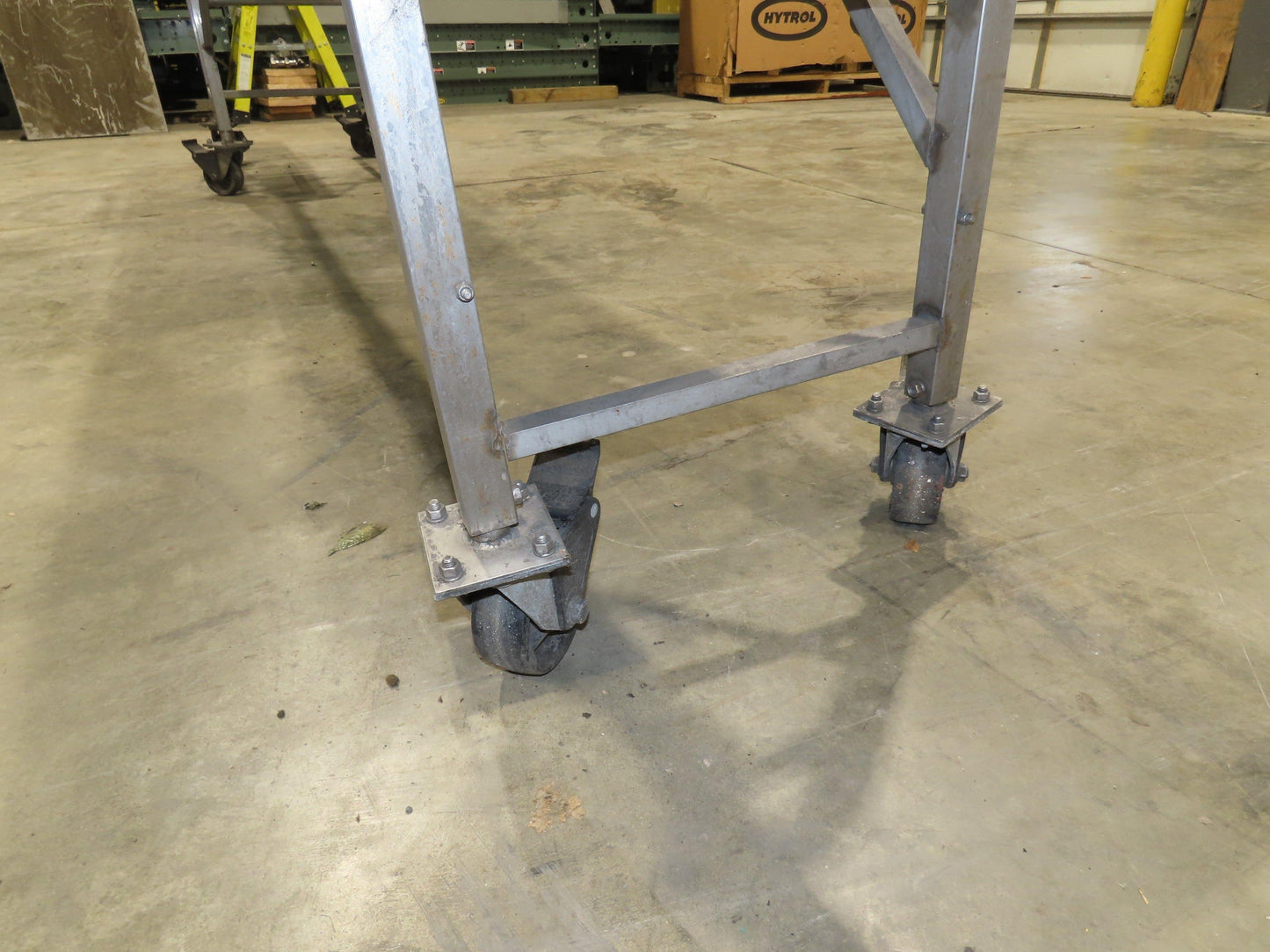 15"x 12' Tabletop Belt Side by Side Accumulating Conveyor Stainless Frame
