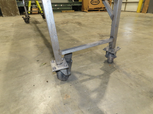 15"x 12' Tabletop Belt Side by Side Accumulating Conveyor Stainless Frame