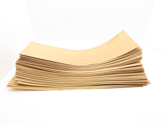 Edgemate Walnut Wood Veneer Sheet Edge Band Unglued All Wood 9x31" Lot of 60