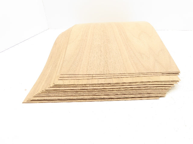 Edgemate Walnut Wood Veneer Sheet Edge Band Unglued All Wood 14x27" Lot of 27