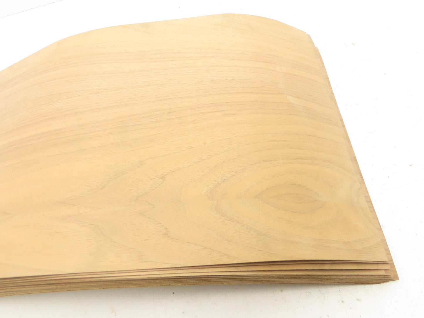 Edgemate Walnut Wood Veneer Sheet Edge Band Unglued All Wood 14x27" Lot of 27