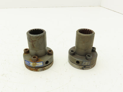 Atlanta 6544119 10 Nm 19mm Motor Shaft Coupling 3/4"x 1"18T Splined  Lot of 2