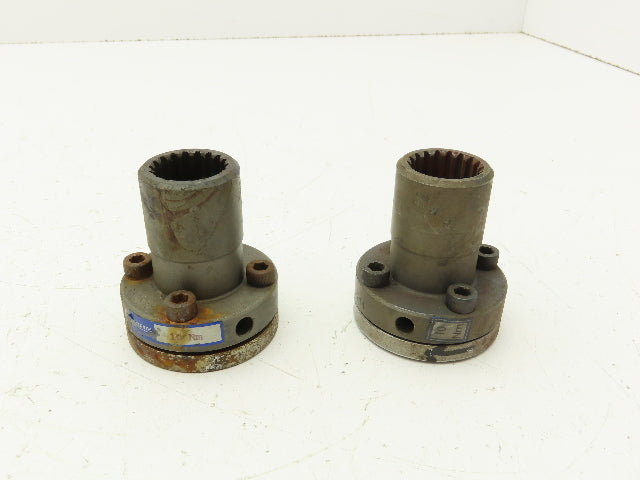 Atlanta 6544119 10 Nm 19mm Motor Shaft Coupling 3/4"x 1"18T Splined  Lot of 2