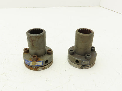 Atlanta 6544119 10 Nm 19mm Motor Shaft Coupling 3/4"x 1"18T Splined  Lot of 2