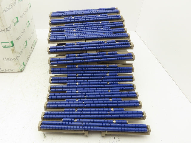 Habasit C0882 TableTop Chain Roller Top Accumulating Conveyor Belt 12"x 10'