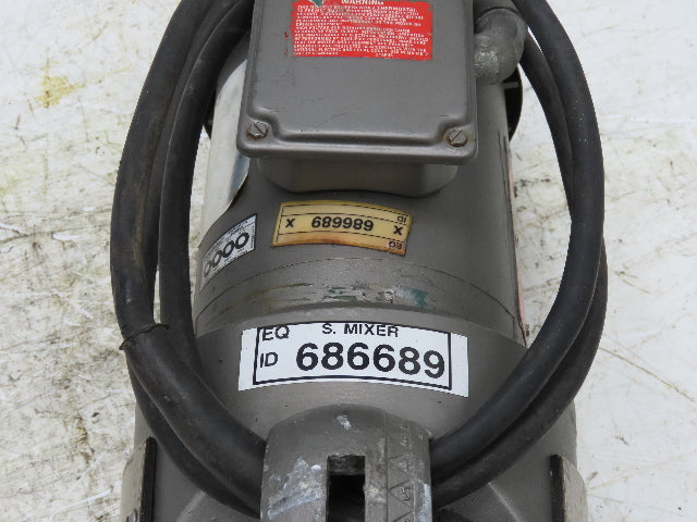 Lightnin EK XJ-30 Clamp-Mount Tank Mixer Agitator .3Hp 1725 RPM 230/460V 3PH
