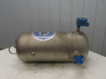 Micro Motion DE100S128NU Mass Flow Sensor Meter Type 5 650PSIG 1" ANSI Stainless