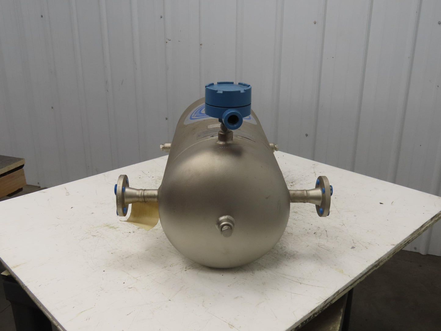 Micro Motion DE100S128NU Mass Flow Sensor Meter Type 5 650PSIG 1" ANSI Stainless