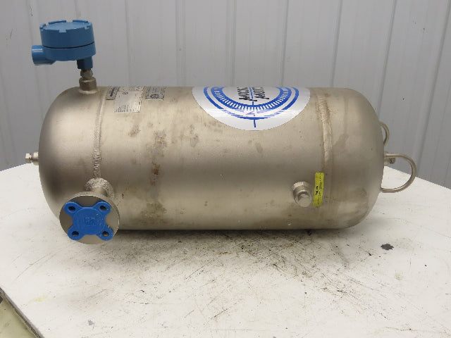 Micro Motion DE100S128NU Mass Flow Sensor Meter Type 5 650PSIG 1" ANSI Stainless
