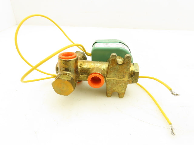 Asco 8300D9G Red Hat Solenoid Valve 120V 28W 250PSI 2 Way 3/8"