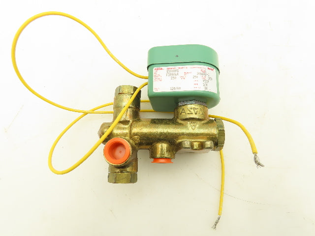 Asco 8300D9G Red Hat Solenoid Valve 120V 28W 250PSI 2 Way 3/8"