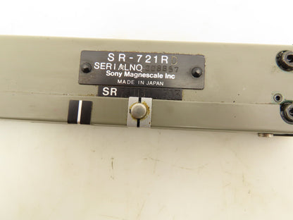 Sony Magnescale SR-721RD Linear Scale 200mm Travel