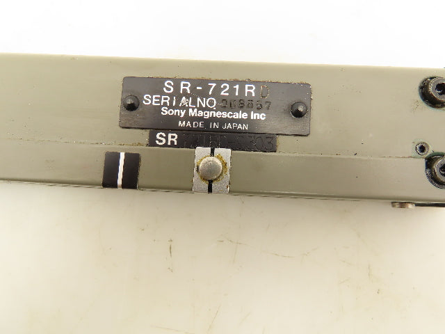 Sony Magnescale SR-721RD Linear Scale 200mm Travel