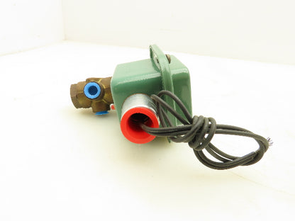 Asco WP8320A172 Red Hat Solenoid Valve 120V 10.6W 3 Way 1/4" NTP