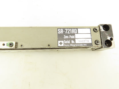 Sony Magnescale SR-721RD Linear Scale 200mm Travel