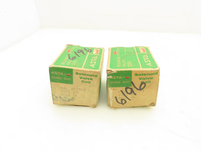 Asco 27-472-1 Solenoid Valve Coil 120V 60 Cycle Lot Of 2