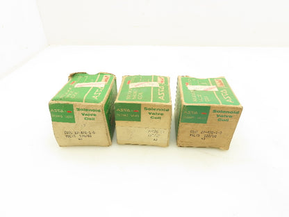 Asco 27-476-1-D Red Hat Solenoid Valve Coil 120V 60HZ Lot Of 3