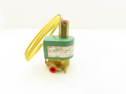 Asco HC8317A35 Red Hat Solenoid Valve 125DC 17.4W 2 Way 5 -75PSI 1/4"NPT