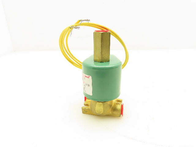 Asco HC8317A35 Red Hat Solenoid Valve 125DC 17.4W 2 Way 5 -75PSI 1/4"NPT