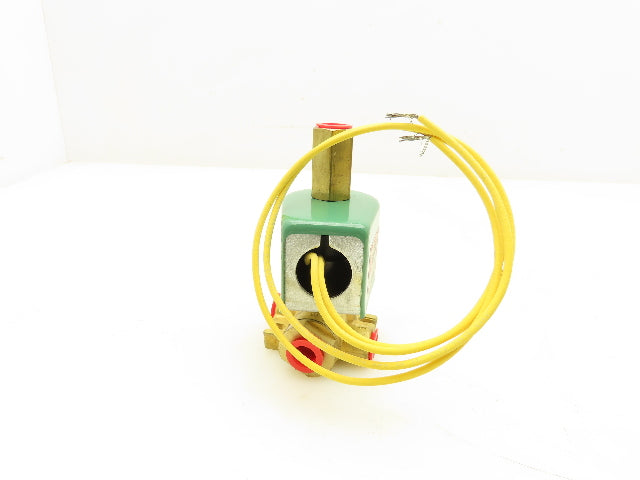 Asco HC8317A35 Red Hat Solenoid Valve 125DC 17.4W 2 Way 5 -75PSI 1/4"NPT