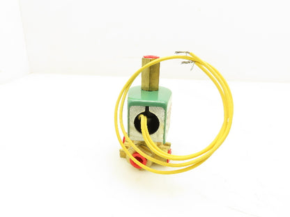 Asco HC8317A35 Red Hat Solenoid Valve 125DC 17.4W 2 Way 5 -75PSI 1/4"NPT