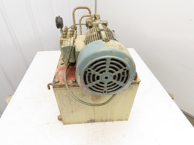 Nachi S-5484 Hydraulic Power Unit 1.5kW 1700 RPM 220V 3PH Star KNC-32 Lathe