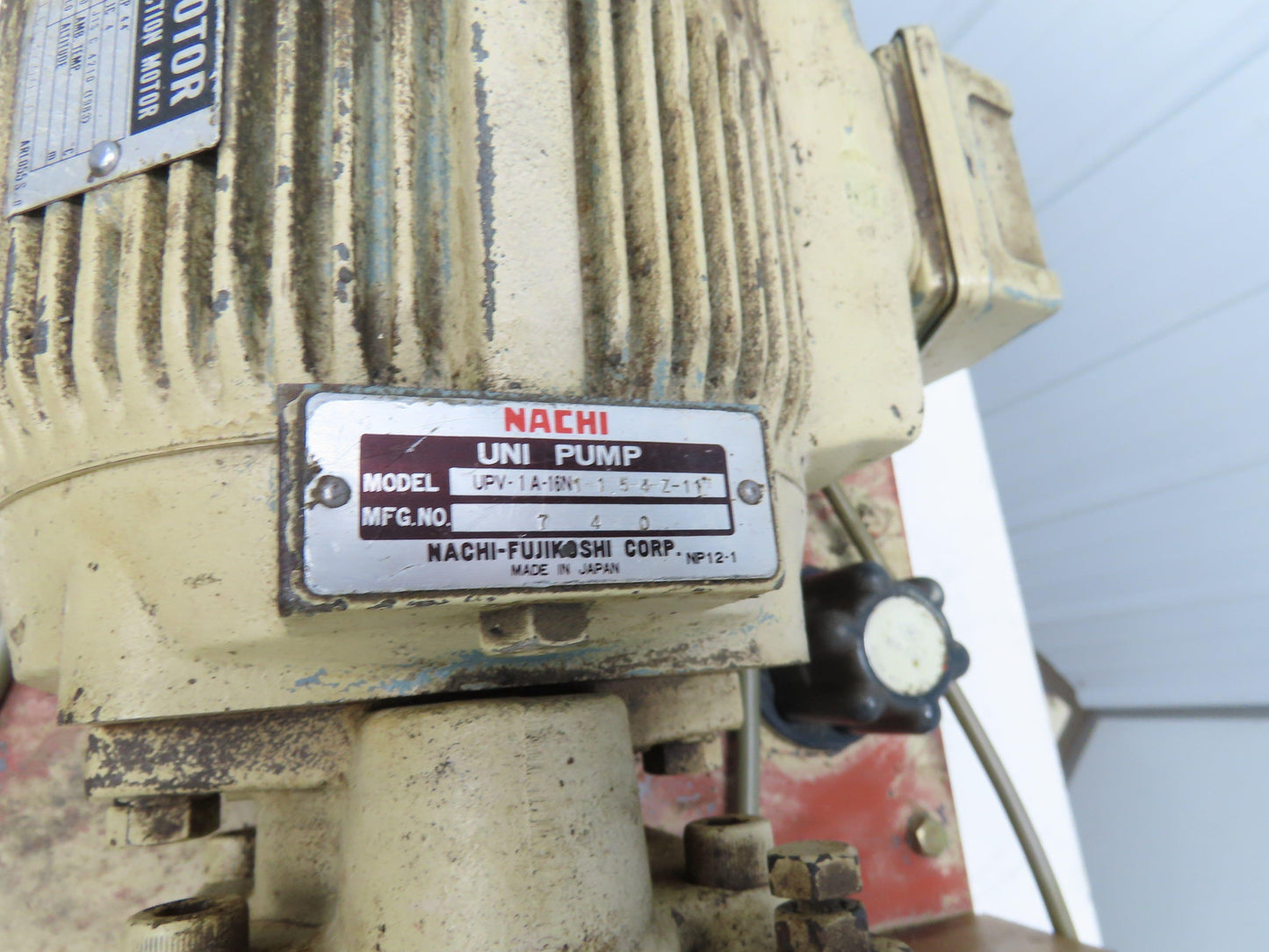 Nachi S-5484 Hydraulic Power Unit 1.5kW 1700 RPM 220V 3PH Star KNC-32 Lathe