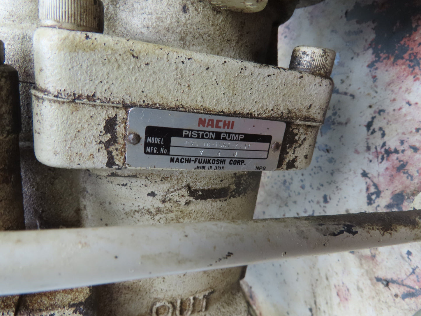 Nachi S-5484 Hydraulic Power Unit 1.5kW 1700 RPM 220V 3PH Star KNC-32 Lathe