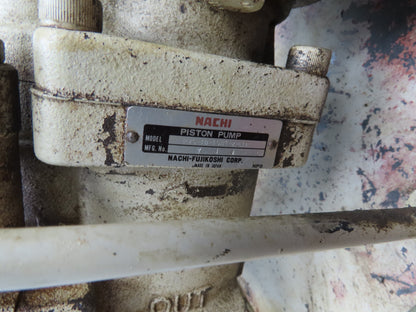 Nachi S-5484 Hydraulic Power Unit 1.5kW 1700 RPM 220V 3PH Star KNC-32 Lathe