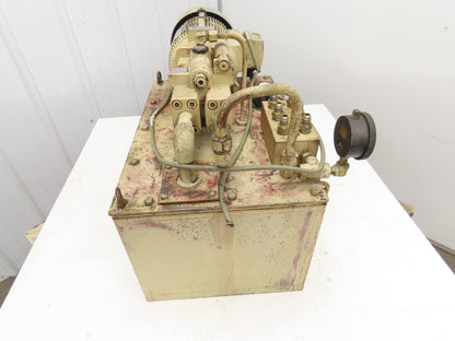 Nachi S-5484 Hydraulic Power Unit 1.5kW 1700 RPM 220V 3PH Star KNC-32 Lathe