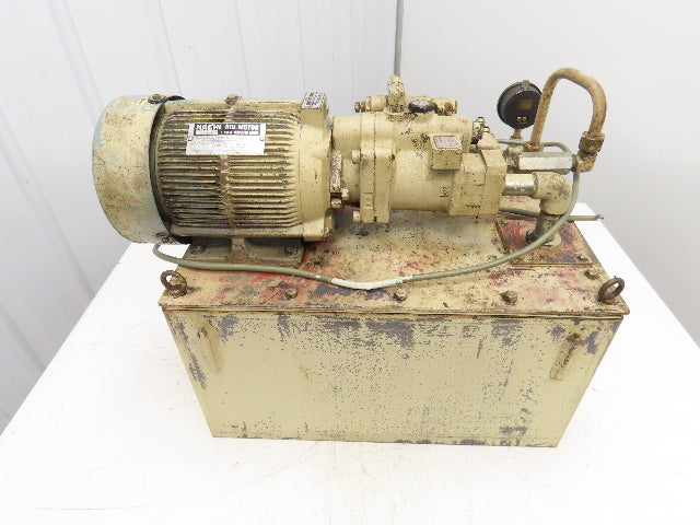 Nachi S-5484 Hydraulic Power Unit 1.5kW 1700 RPM 220V 3PH Star KNC-32 Lathe