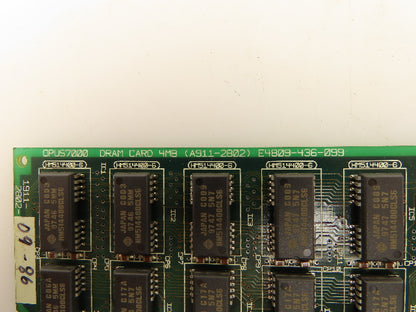 Okuma 1911-2802-09-86 Opus7000 DRAM Card 4MB