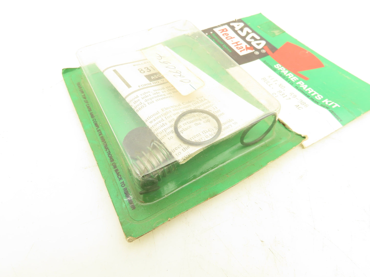 Asco 8317 Solenoid Valve Spare Parts Rebuild Kit Lot Of 2