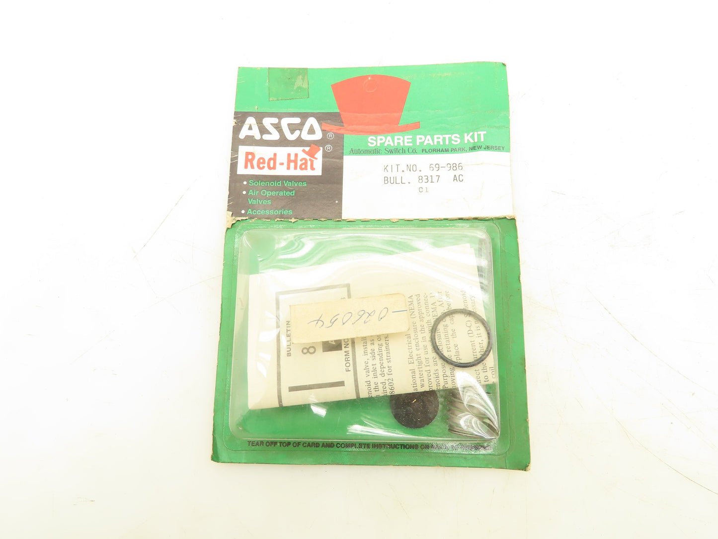 Asco 8317 Solenoid Valve Spare Parts Rebuild Kit Lot Of 2