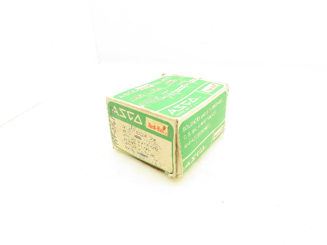 Asco HT8321A4 Solenoid Valve 125VDC 8.7W 3NO 3/8"NPT 9/32" Orifice 10-200PSI