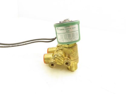 Asco HT8321A4 Solenoid Valve 125VDC 8.7W 3NO 3/8"NPT 9/32" Orifice 10-200PSI