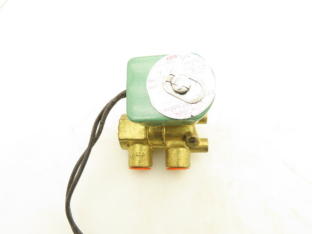 Asco HT8321A4 Solenoid Valve 125VDC 8.7W 3NO 3/8"NPT 9/32" Orifice 10-200PSI