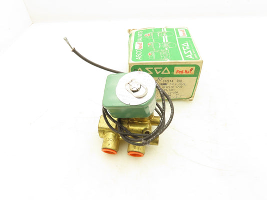 Asco HT8321A4 Solenoid Valve 125VDC 8.7W 3NO 3/8"NPT 9/32" Orifice 10-200PSI