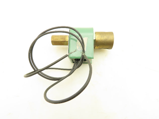 Asco 8314C54 Red Hat Solenoid Valve 120V 11W 90PSI 3NO 1/4"NPT 1/8" Orifice