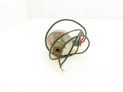 Asco 8314C26 Red Hat Solenoid Valve 120V 11W 125PSI 1/8"NPT 3/32"Orifice