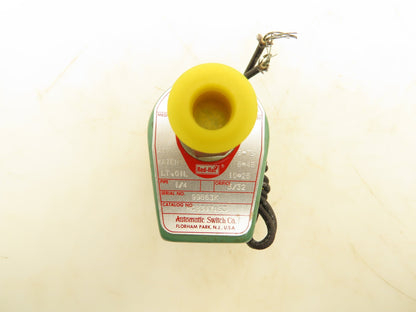 Asco HC8317A53 Red Hat Solenoid Valve 125V 17.4W 5-75PSI 1/4"NPT 3/32"Orifice