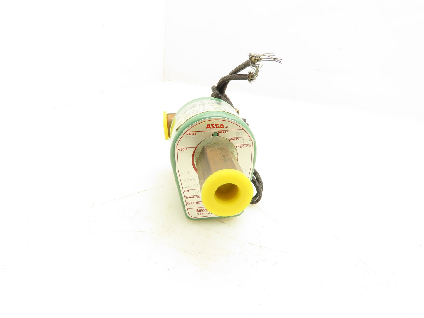 Asco HC8317A53 Red Hat Solenoid Valve 125V 17.4W 5-75PSI 1/4"NPT 3/32"Orifice