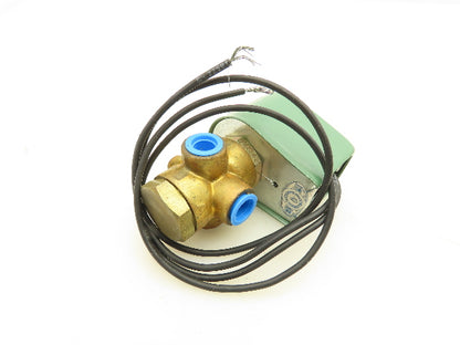 Asco 8320A188 Red Hat Solenoid Valve 120V 10.5W 3NC 45PSI 1/4"NPT 11/64"Orifice