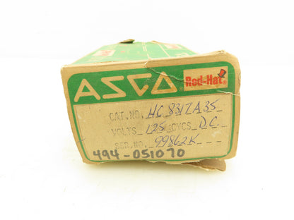 Asco 8317A35 Solenoid Valve 125V 17.4W 10-30PSI 3 Way 1/4"NPT 3/32"Orifice