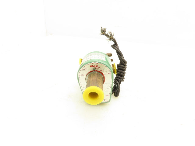 Asco 8317A35 Solenoid Valve 125V 17.4W 10-30PSI 3 Way 1/4"NPT 3/32"Orifice