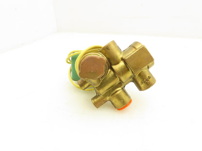 Asco HC8321A4 Red Hat Solenoid Valve 125DC 13.3W 10-200PSI 3 Way 3/8"NPT